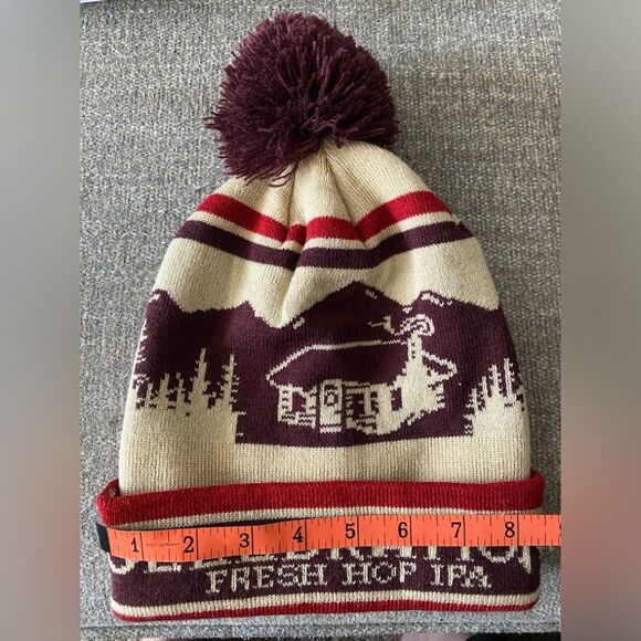 Sierra Nevada Celebration Fresh Hop IPA Knit Pom Pom Stocking Hat Unisex - Picture 4 of 6